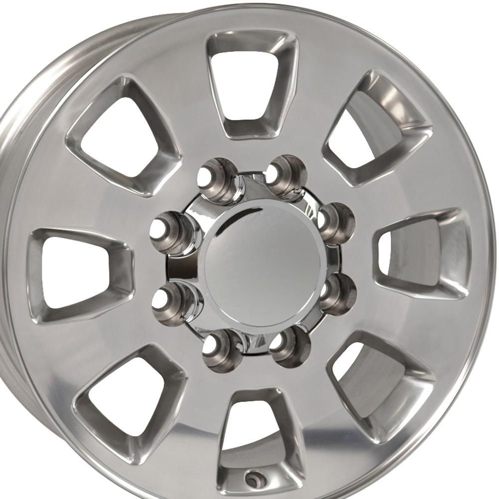 18x8 OE Wheels CV75A Polished Wheel 8x6.5 (12mm)