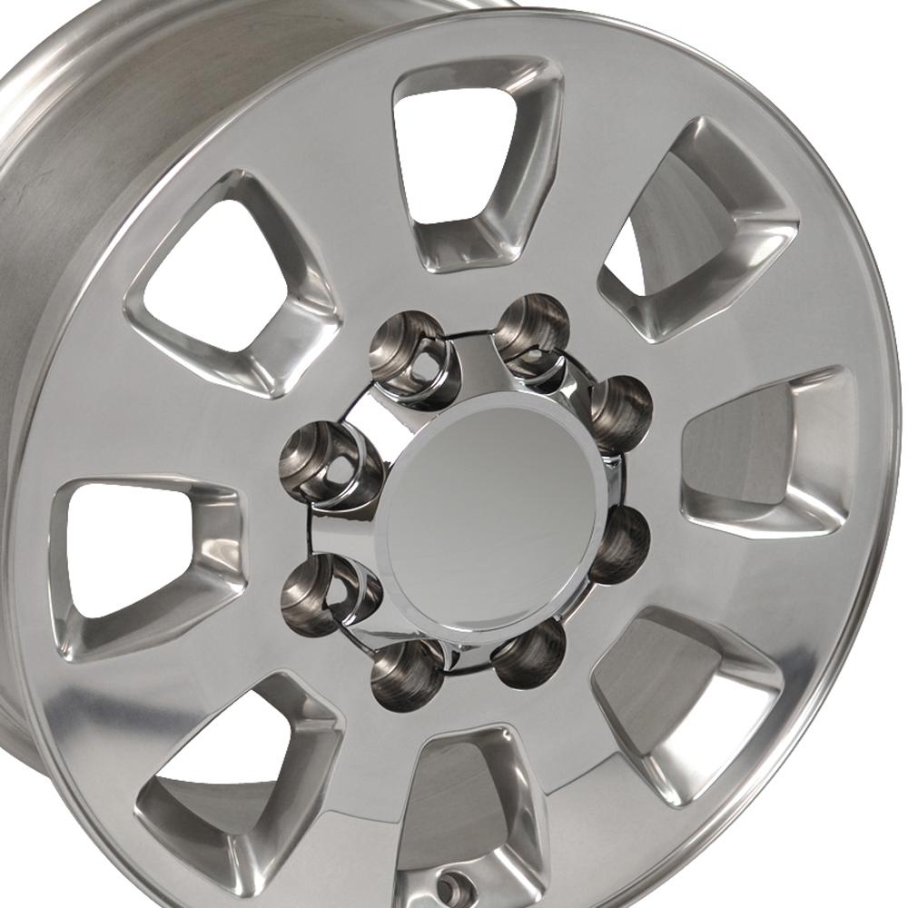 18x8 OE Wheels CV75A Polished Wheel 8x6.5 (12mm)