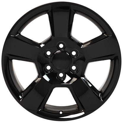 20x9 OE Wheels CV76 Gloss Black Wheel 6x5.5 (27mm)