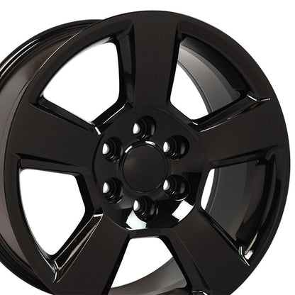 20x9 OE Wheels CV76 Gloss Black Wheel 6x5.5 (27mm)