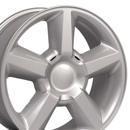 20x8.5 OE Wheels CV83 Silver Wheel 6x5.5 (31mm)