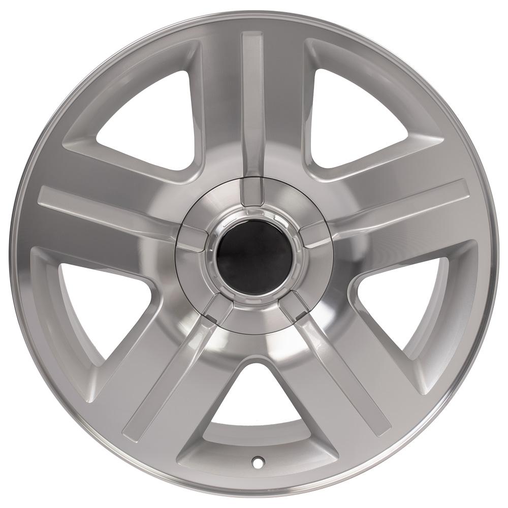 22x9 OE Wheels CV84 Silver Machined Wheel 6x5.5 (31mm)
