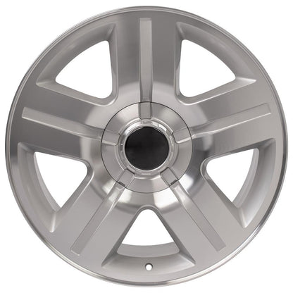 22x9 OE Wheels CV84 Silver Machined Wheel 6x5.5 (31mm)