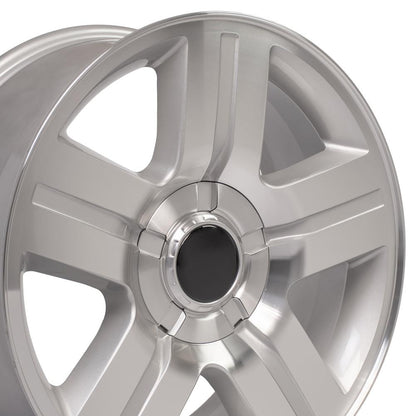 20x8.5 OE Wheels CV84 Silver Machined Wheel 6x5.5 (31mm)
