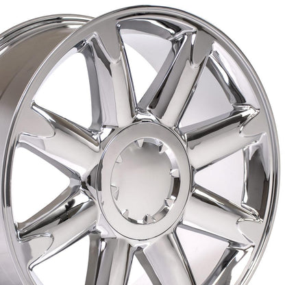 20x8.5 OE Wheels CV85 Chrome Wheel 6x5.5 (31mm)
