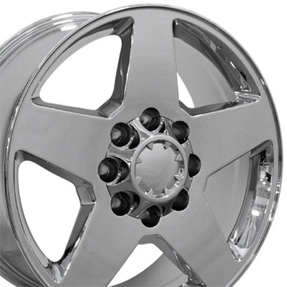 20x8.5 OE Wheels CV91A Chrome Wheel 8x6.5 (12mm)