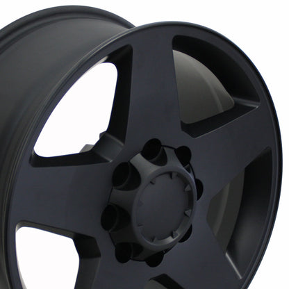 20x8.5 OE Wheels CV91B Satin Black Wheel 8x180 (44mm)