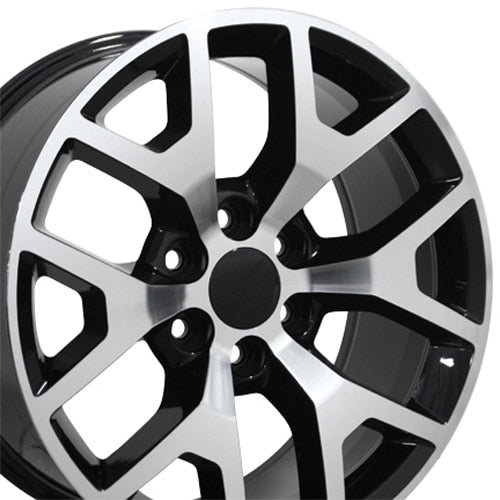 20x9 OE Wheels CV92 Black Machined Wheel 6x5.5 (27mm)