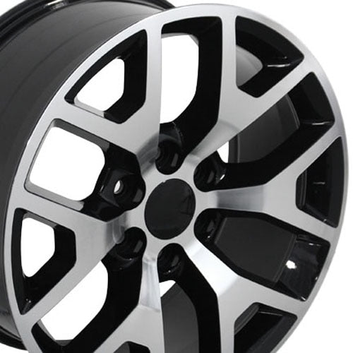 22x9 OE Wheels CV92 Black Machined Wheel 6x5.5 (31mm)