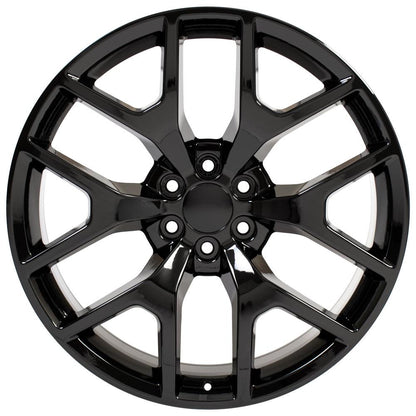24x10 OE Wheels CV92 Gloss Black Wheel 6x5.5 (31mm)