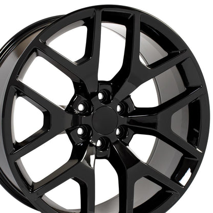 24x10 OE Wheels CV92 Gloss Black Wheel 6x5.5 (31mm)