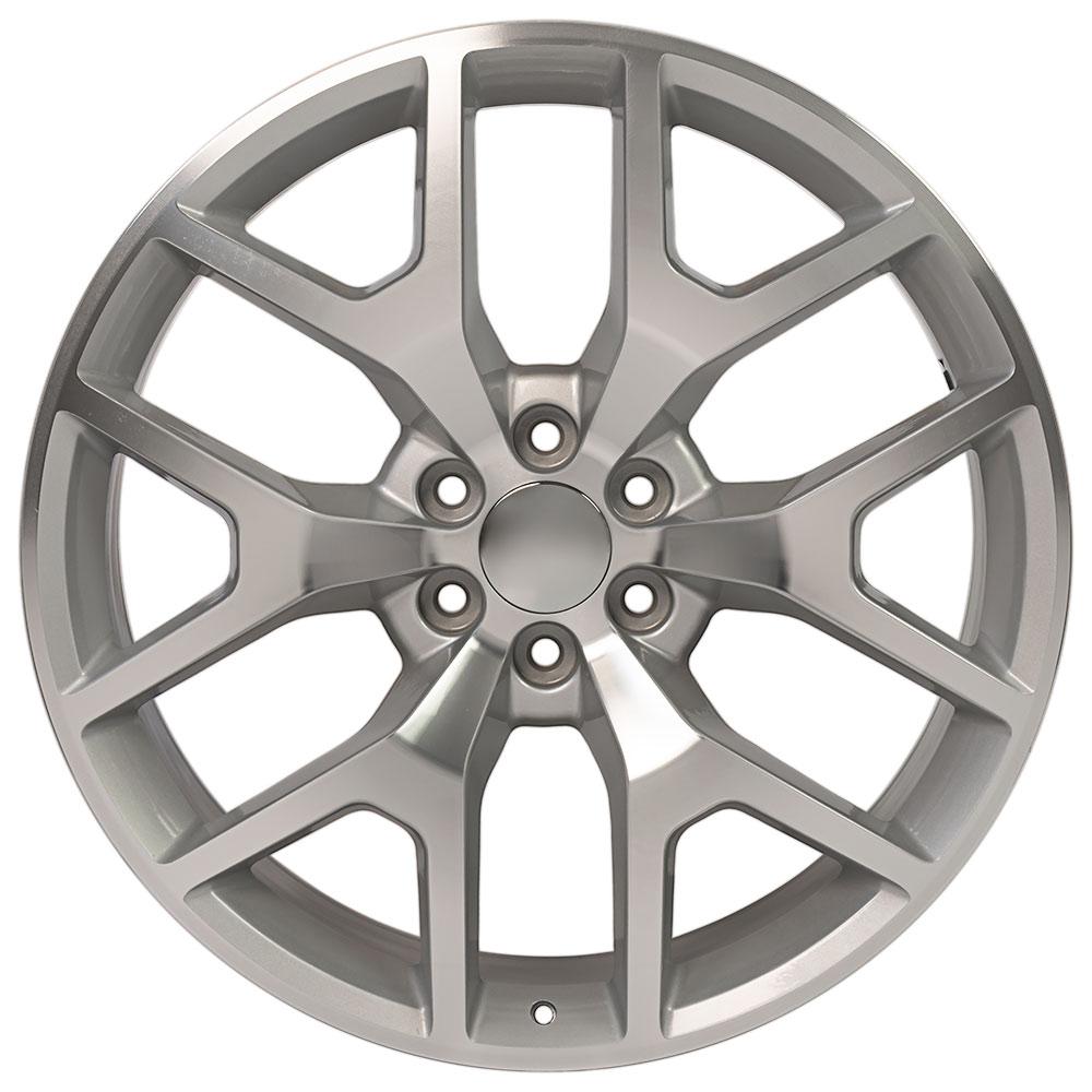 24x10 OE Wheels CV92 Silver Machined Wheel 6x5.5 (31mm)