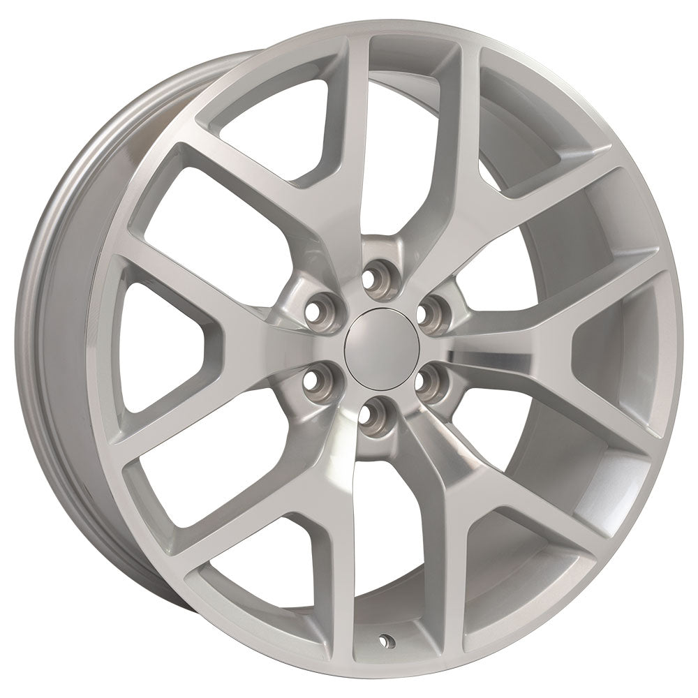 24x10 OE Wheels CV92 Silver Machined Wheel 6x5.5 (31mm)