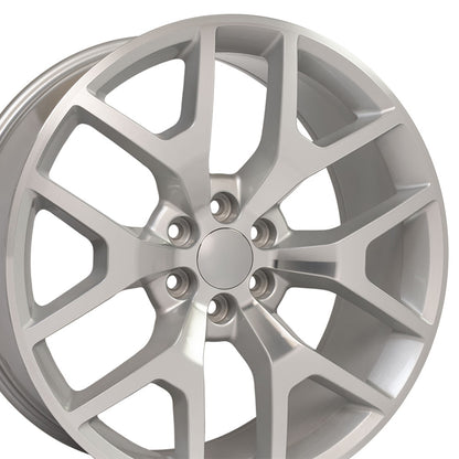 24x10 OE Wheels CV92 Silver Machined Wheel 6x5.5 (31mm)