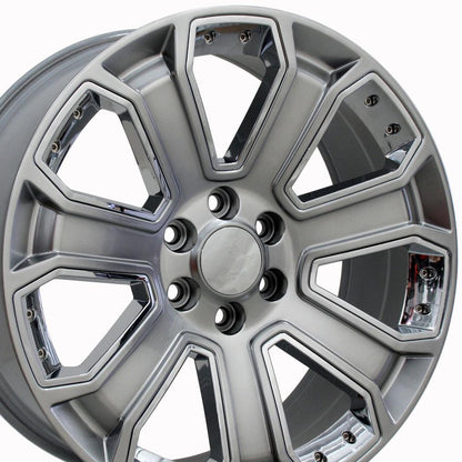 20x8.5 OE Wheels CV93 Hyper Black Wheel 6x5.5 (31mm)