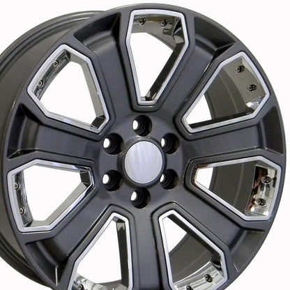22x9 OE Wheels CV93B Gunmetal Wheel 6x5.5 (31mm)