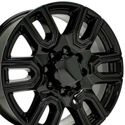 20x8.5 OE Wheels CV96A Gloss Black Wheel 8x6.5 (12mm)