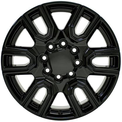 20x8.5 OE Wheels CV96B Gloss Black Wheel 8x180 (47mm)