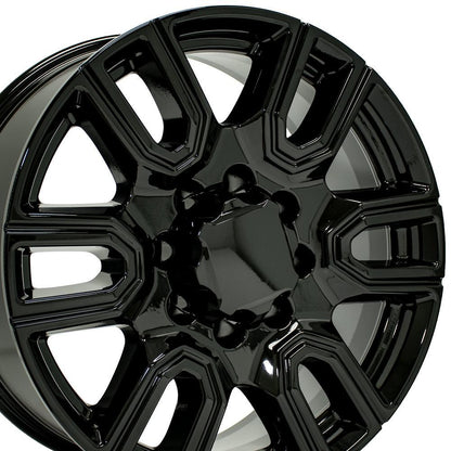 20x8.5 OE Wheels CV96B Gloss Black Wheel 8x180 (47mm)