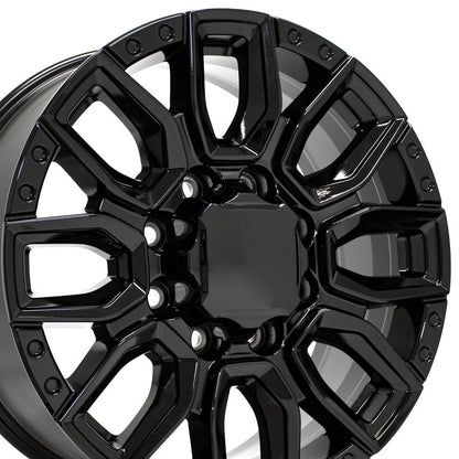 20x8.5 OE Wheels CV97B Gloss Black Wheel 8x180 (47mm)
