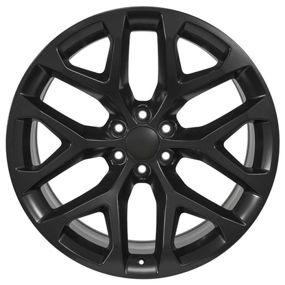 24x10 OE Wheels CV98B Satin Black Wheel 6x5.5 (24mm)