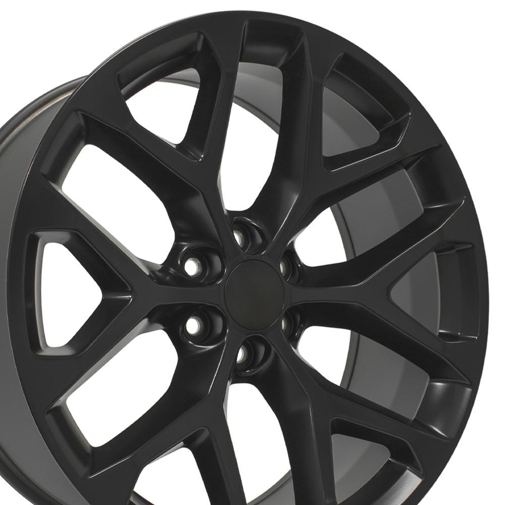 24x10 OE Wheels CV98B Satin Black Wheel 6x5.5 (24mm)
