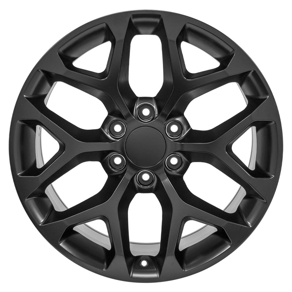 20x9 OE Wheels CV98B Satin Black Wheel 6x5.5 (24mm)