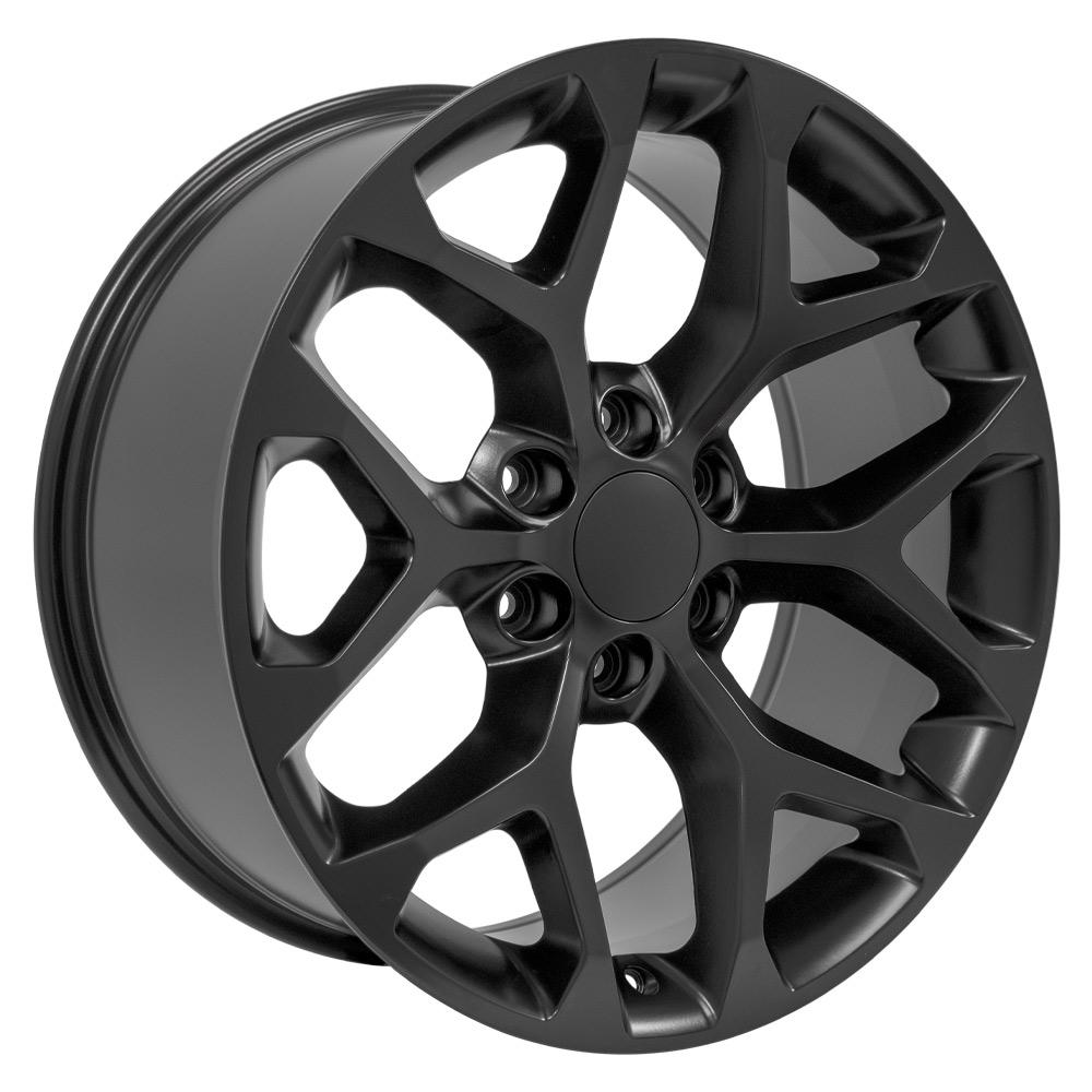 20x9 OE Wheels CV98B Satin Black Wheel 6x5.5 (24mm)