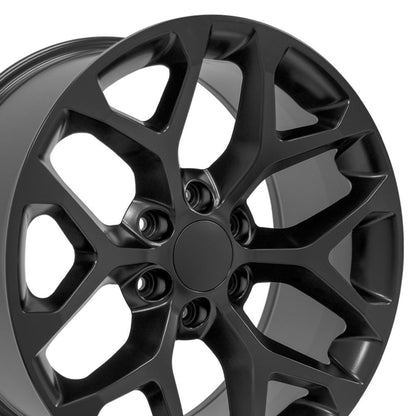 20x9 OE Wheels CV98B Satin Black Wheel 6x5.5 (24mm)