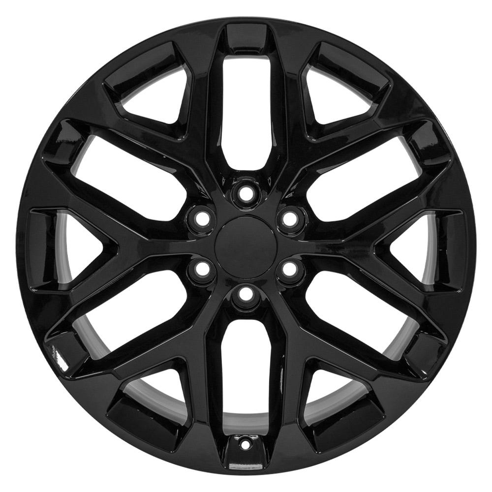 22x9 OE Wheels CV98B Gloss Black Wheel 6x5.5 (24mm)