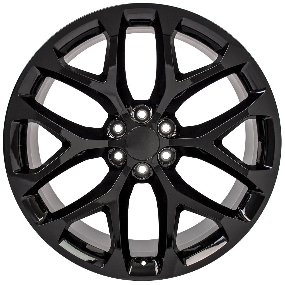 24x10 OE Wheels CV98B Gloss Black Wheel 6x5.5 (24mm)