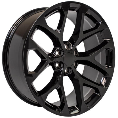 24x10 OE Wheels CV98B Gloss Black Wheel 6x5.5 (24mm)