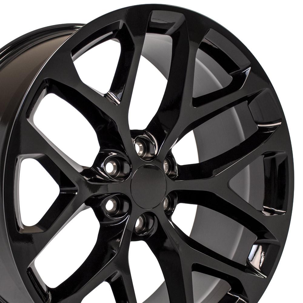 24x10 OE Wheels CV98B Gloss Black Wheel 6x5.5 (24mm)
