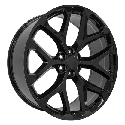 26x10 OE Wheels CV98B Gloss Black Wheel 6x5.5 (24mm)