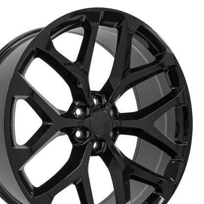 26x10 OE Wheels CV98B Gloss Black Wheel 6x5.5 (24mm)