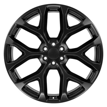 26x10 OE Wheels CV98B Satin Black Wheel 6x5.5 (24mm)