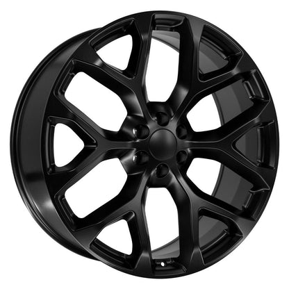 26x10 OE Wheels CV98B Satin Black Wheel 6x5.5 (24mm)