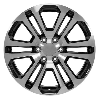 20x9 OE Wheels CV99 Black Machined Wheel 6x5.5 (31mm)