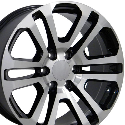 20x9 OE Wheels CV99 Black Machined Wheel 6x5.5 (31mm)