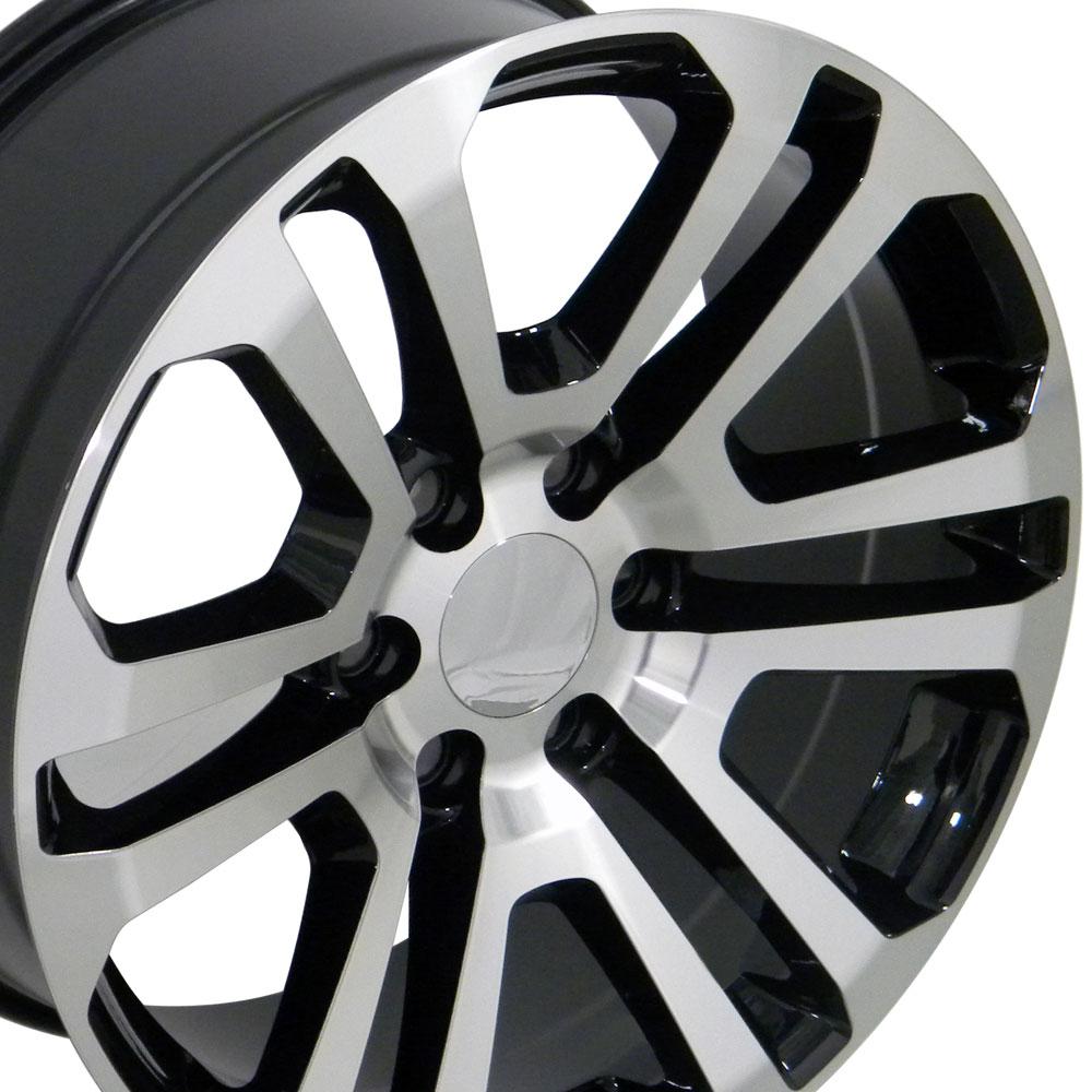 20x9 OE Wheels CV99 Black Machined Wheel 6x5.5 (31mm)