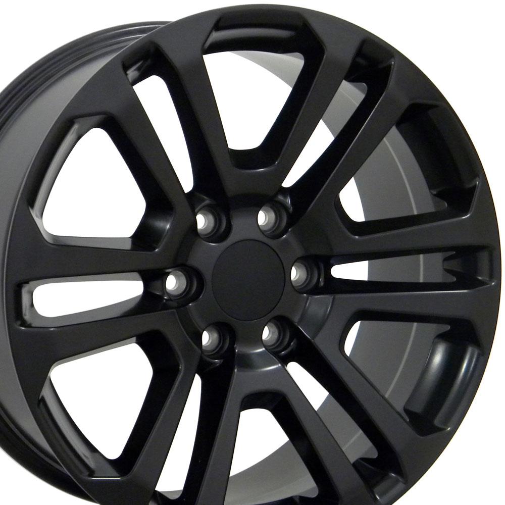 22x9 OE Wheels CV99 Satin Black Wheel 6x5.5 (31mm)