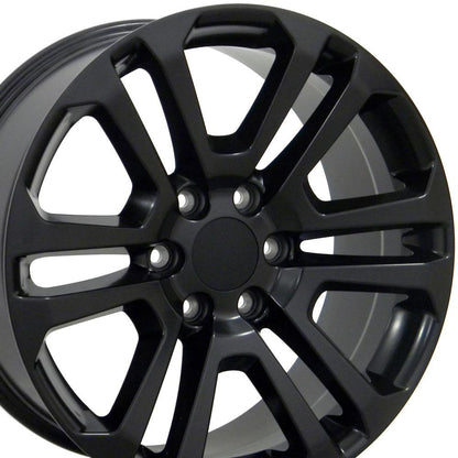 22x9 OE Wheels CV99 Satin Black Wheel 6x5.5 (31mm)