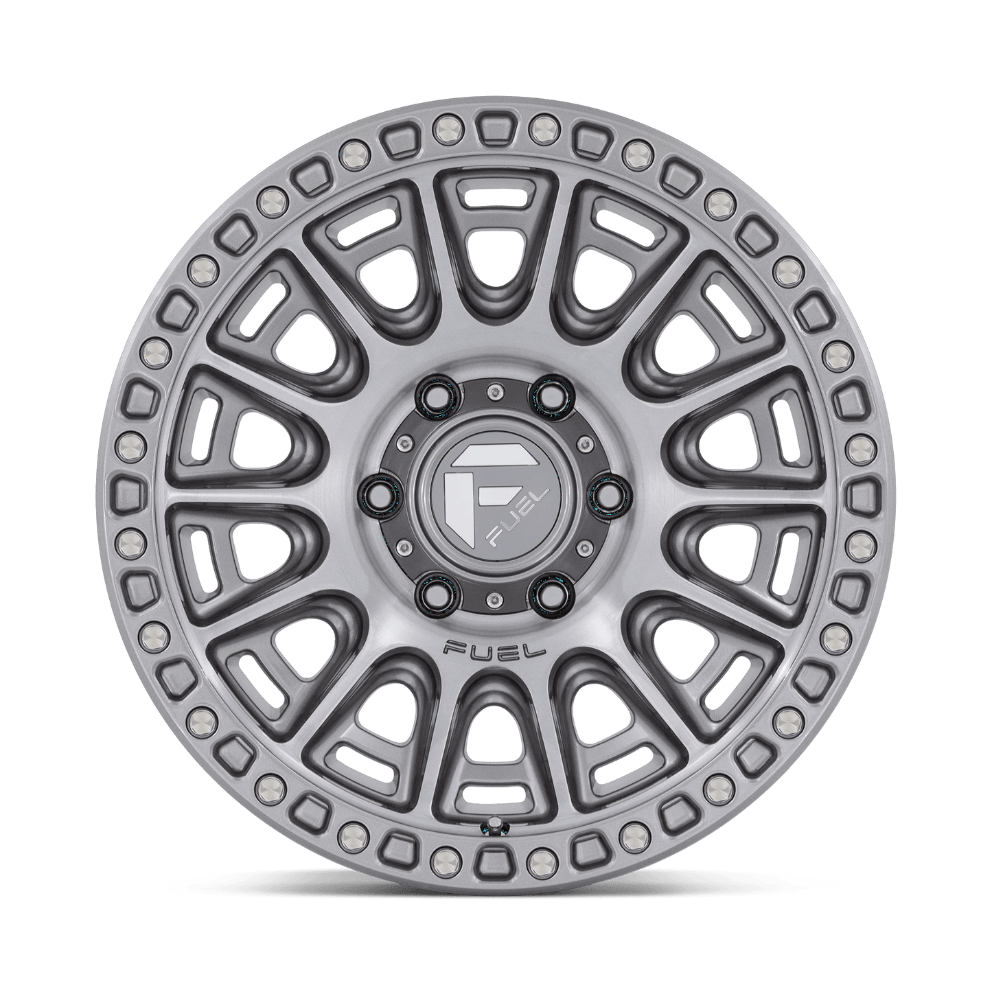 17x9 Fuel D833 Cycle Platinum Wheel 5x5 (-12mm)