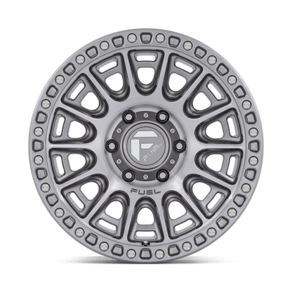 17x9 Fuel D833 Cycle Platinum Wheel 5x5 (-12mm)