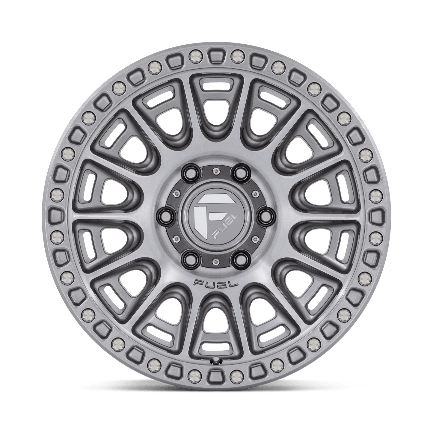17x9 Fuel D833 Cycle Platinum Wheel 6x5.5 (1mm)