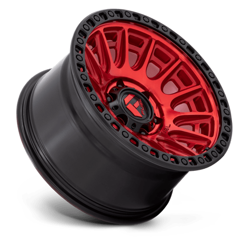 17x9 Fuel Off-Road D834 Cycle Candy Red With Black Ring Wheel 6x5.5 (-12mm)