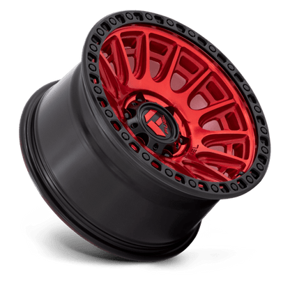 17x9 Fuel Off-Road D834 Cycle Candy Red With Black Ring Wheel 6x5.5 (-12mm)