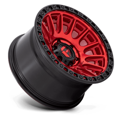 17x8.5 Fuel Off-Road D834 Cycle Candy Red With Black Ring Wheel 6x4.5 (34mm)