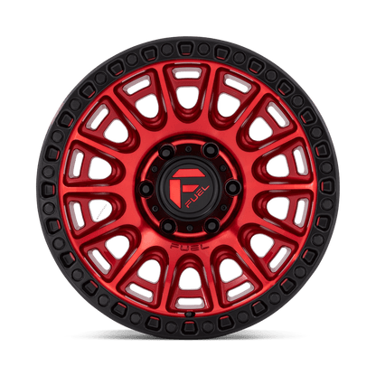 17x9 Fuel D834 Cycle Candy Red With Black Ring Wheel 5x5 (1mm)