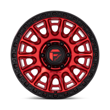 17x9 Fuel Off-Road D834 Cycle Candy Red With Black Ring Wheel 6x5.5 (-12mm)